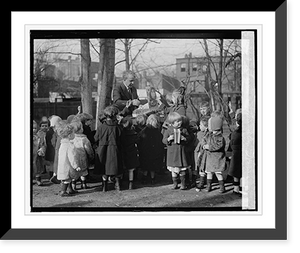 Historic Framed Print, Davis at Foundling Home, [12/21/23] - 2,  17-7/8" x 21-7/8"