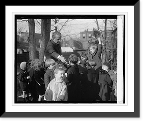 Historic Framed Print, Davis at Foundling Home, [12/21/23] - 6,  17-7/8" x 21-7/8"