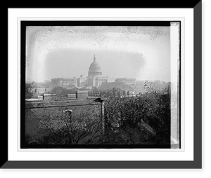 Historic Framed Print, US Capitol,  17-7/8" x 21-7/8"