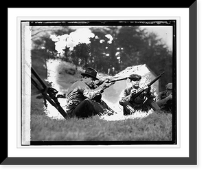 Historic Framed Print, Brookheart on range, 1/14/24 - 2,  17-7/8" x 21-7/8"