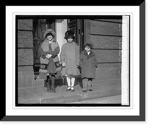 Historic Framed Print, Davidge & children, 1/14/24,  17-7/8" x 21-7/8" Historic Framed Print, Davidge & children, 1/14/24,  17-7/8" x 21-7/8"