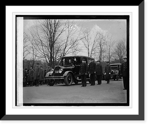 Historic Framed Print, Wilson funeral, 2/6/24,  17-7/8" x 21-7/8"