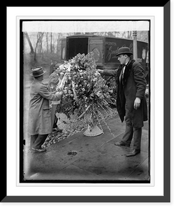 Historic Framed Print, Wilson funeral, [2/6/24] - 2,  17-7/8" x 21-7/8"