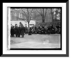 Historic Framed Print, Offering prayer at Wilson house - 2,  17-7/8" x 21-7/8"