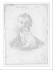 Edwin Gould, portrait bust Classic, Vintage Poster