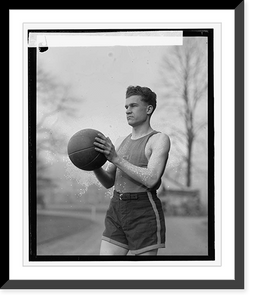 Historic Framed Print, Bradley, Gallaudet, '24,  17-7/8" x 21-7/8"