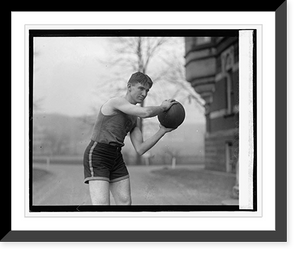 Historic Framed Print, Davis, Gallaudet, '24,  17-7/8" x 21-7/8"