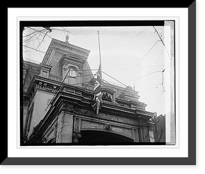Historic Framed Print, British Embassy, 1/5/24,  17-7/8" x 21-7/8"