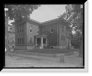 Historic Framed Print, Fowler Public Library, Concord, N.H.,  17-7/8" x 21-7/8"