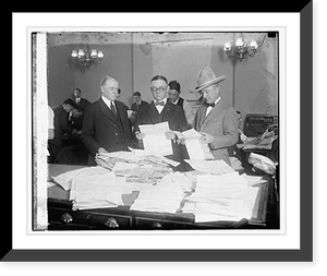 Counting Mayfield ballot, 2/20/24, Vintage Print