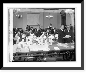 Counting Mayfield vote, 2/20/24, Historic Reproduction