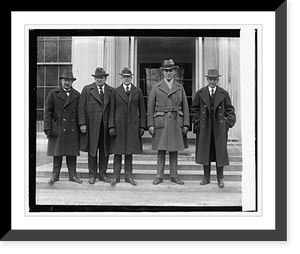 Five unidentified men, 2/25/24, Antique Print
