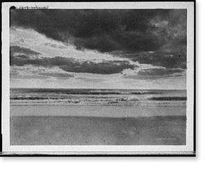 Vintage Americana Print - Where sky and ocean meet