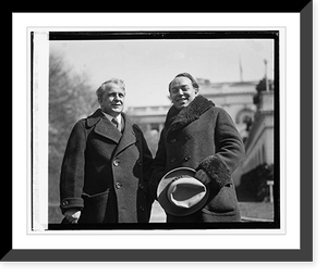 Historic Framed Print, Davis & Fernando Guarneu, 3/7/24,  17-7/8" x 21-7/8"
