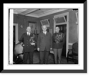 Historic Framed Print, Capt. Hayne Ellis, Denby, Col. Thos. C. Turner, 3/5/24,  17-7/8" x 21-7/8"