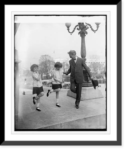Vintage Americana Print - Sen. C.D. Blease with Virginia, 1926