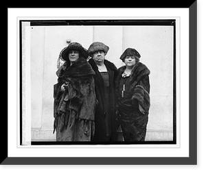 Mrs. Sylvester Wells, Ms. Upton, & Mrs. Wood, 4/9/24, Vintage Poster
