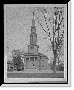 Historic Framed Print, First Parish Church, Lexington, Mass.,  17-7/8" x 21-7/8"