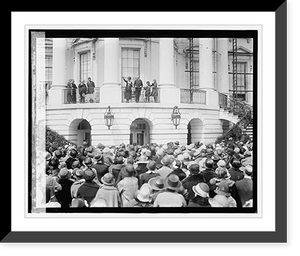 Historic Framed Print, Easter egg rolling, 4/21/24,  17-7/8" x 21-7/8"