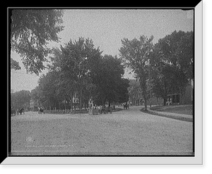 Historic Framed Print, Main Street and common, Plymouth, N.H. - 2,  17-7/8" x 21-7/8"