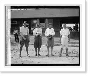 Historic Sports - Wallace golf, 1924 - Great Gift for History Buffs