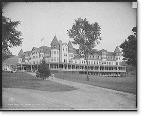 Vintage Photo Print - Gray's Inn, Jackson, N.H., White Mts