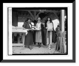 Historic Framed Print, Mrs. Jno. Howard, Mrs. Jno. David Jr., Mme. Nano, 5/15/24,  17-7/8" x 21-7/8"