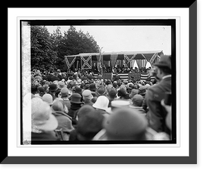 Historic Framed Print, Coolidge at Arlington, 5/25/24,  17-7/8" x 21-7/8"