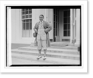 Antique Photo Print - Gen'l Sarazen, 1924 - Framed Wall Art Gift Idea