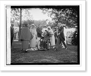 Vintage Landscape - W.H. Garden party, 1924 - Vintage Wall Art Gift