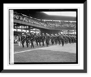 Historic Framed Print, Shrine - Grotto ballgame - 6,  17-7/8" x 21-7/8"