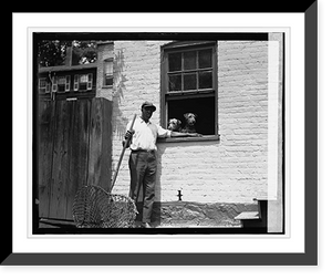 Historic Framed Print, Dog catcher,  17-7/8" x 21-7/8"