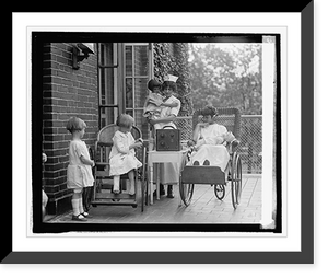 Historic Framed Print, Radio at Children's Hospital - 4,  17-7/8" x 21-7/8"