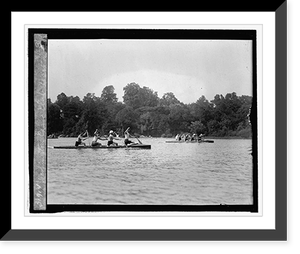 Washington canoe club regatta, 8/23/24, Vintage Poster