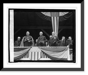 Historic Framed Print, Cardinal O'Connell, Arch. Biondir, Rev. M.J. Ripple. H.N.S., 9/21/24,  17-7/8" x 21-7/8"