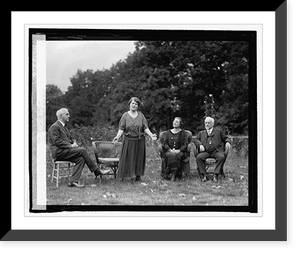 Mrs. LaFollette at Mt. Lake Park, Md., 9/29/24, Antique Poster