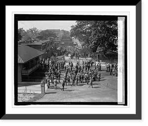 Historic Framed Print, Conrad at base ball park,  17-7/8" x 21-7/8"