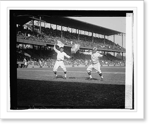 Historic Photo Print - Al Schacht & Nick Altrock, 1924