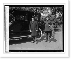 Vintage Building Photo - White House - Ambassador Jusserand at, 1924
