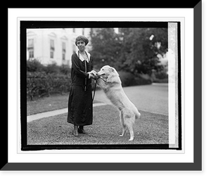 Mrs. Coolidge with Rob Roy, 9/26/24, Vintage Print