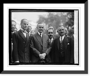 Wm. A. Sculley & Coolidge with foreign born American citizens, 10/16/24 Classic, Antique Wall Art