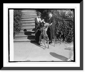 Historic Framed Print, Leo B. Clark presents Forget-Me-Not to Mrs. Coolidge, [10/23/24] - 2,  17-7/8" x 21-7/8"