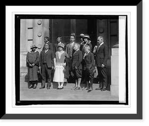 Mr. & Mrs. R.O. Marsh with Red & White Indians, 10/15/24, Antique Poster