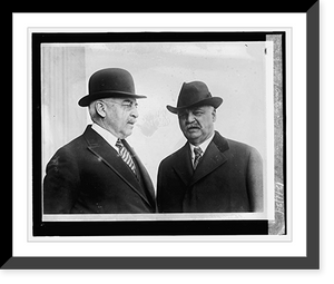 Historic Framed Print, Senators Wm. M. Butler & Chas. Curtis, 12/1/24,  17-7/8" x 21-7/8"