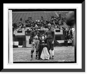 Historic Framed Print, Capt. J. Sanders U.S.N. - Capt. W.C. Kjelston, U.S.A., [11/22/24],  17-7/8" x 21-7/8"