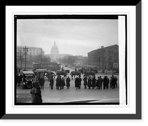 Historic Framed Print, Body of Sam Gompers enroute to A.F. of L. Bldg., 12/16/24,  17-7/8" x 21-7/8"