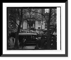 Historic Framed Print, Body of Sam Gompers at A.F. of L. bldg., [12/16/24],  17-7/8" x 21-7/8"