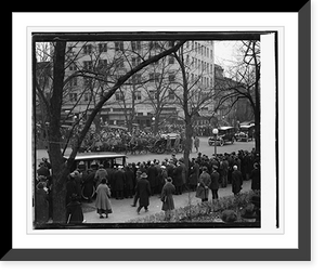 Historic Framed Print, Body of Sam Gompers enroute to A.F. of L. bldg., [12/16/24],  17-7/8" x 21-7/8"