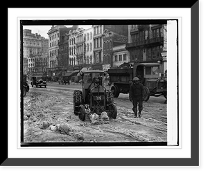 Historic Framed Print, Ford C. Tractors - 2,  17-7/8" x 21-7/8"