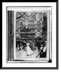 Historic Framed Print, Inaugural Ball,  17-7/8" x 21-7/8"